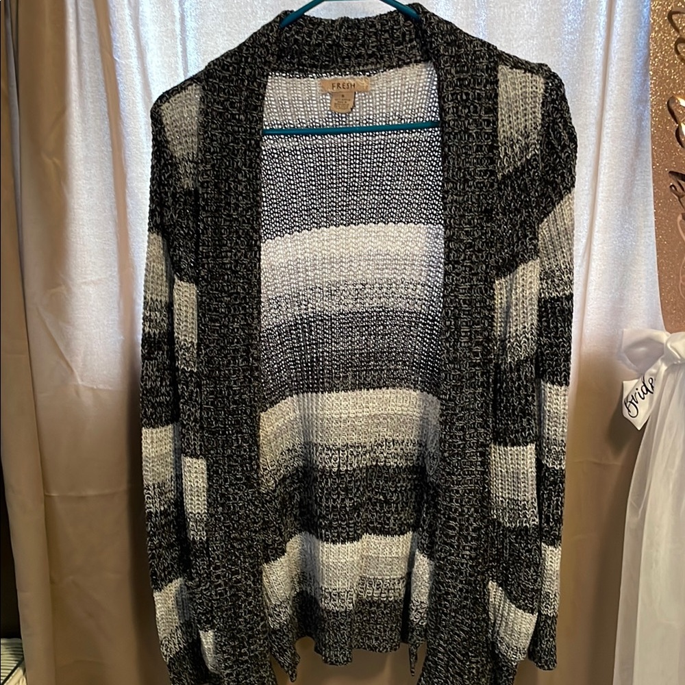 Black and Gray Women's Sweater